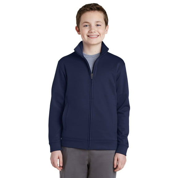 Sport-Tek YST241 Youth Sport-Wick Fleece Full-Zip Jacket