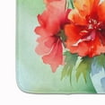 thumbnail image 4 of Carolines Treasures DAC1699RUG 19 x 27 in. Unisex Ohio Scarlet Carnations in Watercolor Memory Foam Kitchen Mat, 4 of 5