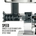 thumbnail image 3 of Weston Butcher Series Electric Meat Grinder & Sausage Stuffer, Commercial Grade, 0.75 HP, 9 lbs per minute, Stainless Steel, 3 of 8