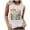 White, variant on Womens Tank Top $4.98 Plus Size Sleeveless Floral Print Round Neck Summer Printed Top Green M