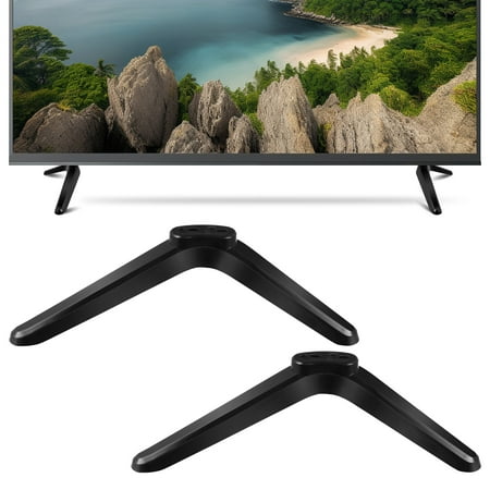 2pcs Smart TV Stand with Screws Fits TCL 32-55 inch Smart TV Table Base