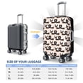 thumbnail image 6 of Haiem Cute Puppy Luggage Cover Printed Suitcase Covers for Luggage Elastic Washable Suitcase Protector Fits 18-32 Inch Luggage-Small, 6 of 9