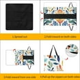 thumbnail image 3 of Bohemian Color Picnic Blanket Waterproof Outdoor Beach Blanket Hand-held Pad Suitable for Travel, Camping, Beach, Family Gatherings, 3 of 7