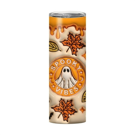 

Clearance！Linaba Water Bottle Cups Spectral Sipper: 20oz Insulated Straight Tumbler Perfect Car Cup High Style & Function