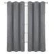 thumbnail image 1 of Cortinas Blackout STYRKA  opaca para recamara 274 x 213 cm 2 Piezas Hogar Color Gris, 1 of 7