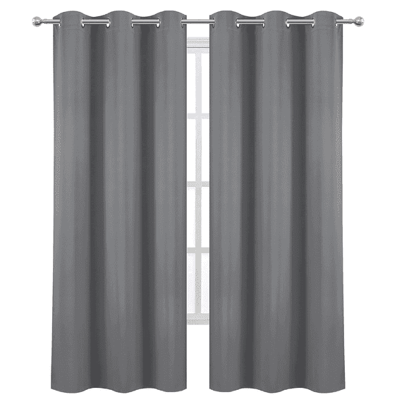 Cortinas Blackout STYRKA opaca para recamara 274 x 213 cm 2 Piezas Hogar Color Gris