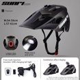 thumbnail image 1 of SUNRIMOON-Casco de Bicicleta para hombre, protector de cabeza con visera solar, para Ciclismo de montaña o carretera Fivean Cascos de ciclismo, 1 of 2