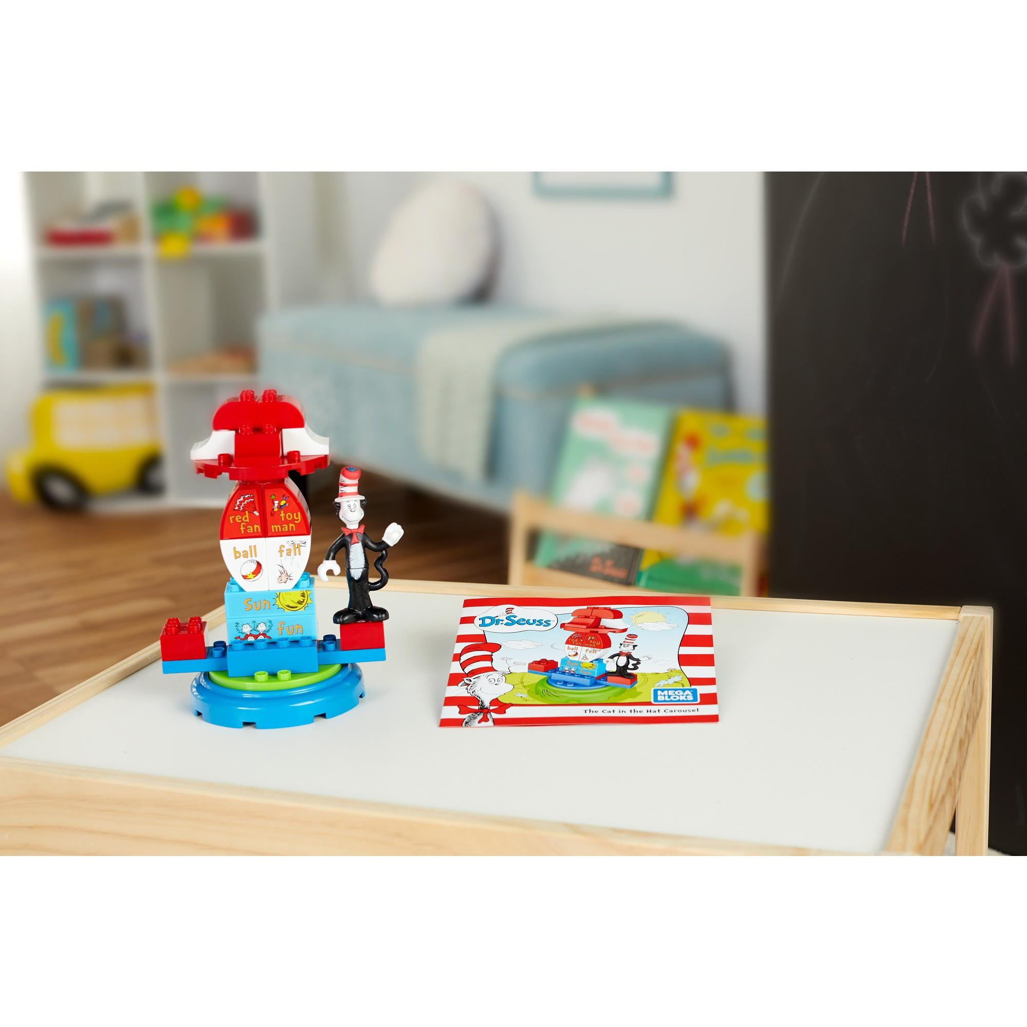 Mega Bloks Dr. Seuss the Cat In the Hat Carousel Walmart
