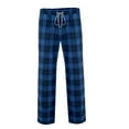 thumbnail image 3 of Chiccall Men's Flannel Pajama Pants Baggy Plaid Fleece Fall Winter Elastic Waist Drawstring Sleep Pant Casual Pajama Bottom with Pocket, 3 of 5