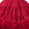 thumbnail image 4 of XXWXYD Girls Pleated Tu𝗍u Skirt Multi Layer Fluff𝗒 Tulle Ballet Pettiskirt Princess Par𝗍y Dress Up Short Skirt Birthday Costum𝖾 Flared Dance Wear Toddler, 4 of 5