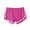 Hot Pink, variant on Womens Gym Shorts Dolphin Hem Casual Athletic Summer Running Booty Outfits Elastic Waist Running Lounge Yoga Shorts