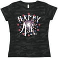 thumbnail image 3 of Inktastic Happy 4th- Fourth of July Firework Women's T-Shirt, 3 of 5
