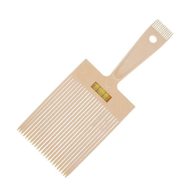 Peine plano profesional para cortar el cabello con guía precisa y ajuste ergonómico para salones de belleza y barberías.