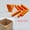 Orange, variant on 4-Pack 3D Printed Right-Angle Corner Clips for Cartons | Edge Reinforcement Clips for Corrugated Boxes | Durable Storage Solutions