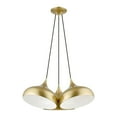thumbnail image 2 of 41053-33 Livex Lighting Amador - 3 Light Cluster Pendant In Transitional Style-15 Inches Tall and 25 Inches Wide-Soft Gold/Polished Brass Finish, 2 of 9
