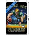 thumbnail image 3 of NFL Green Bay Packers - End Zone 17 Wall Poster with Push Pins, 14.725" x 22.375", 3 of 6