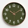 thumbnail image 4 of Modern Silent Wall Clock 12 Inch, Battery Operated Non-Ticking Analog Clock with Minimalist Design for Kitchen, Bedroom, Office, Home, 4 of 6