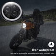 thumbnail image 2 of Carevas 5.75 inch LED Headlight Motorcycle Projector Headlamp Super Wide Angle Driving Light, 2 of 7