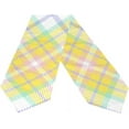 thumbnail image 2 of 13"x70" Rectangle Cloth Table Runner Yellow Pattern Tartan Table Cover for Wedding Birthday Holiday, 2 of 5