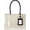 Ivory, variant on PVC Tote Bag Women's Paper Work Handbag TPU Purse Hobo Bag with Top Handle and Zipper for