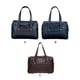 thumbnail image 4 of Minnieouse Bolso de hombro de PU informal japonés, uniforme de estudiante de secundaria, bolso para ordenador portátil, ligero y portátil Bolsas de mensajero y de hombro Negro, 4 of 6