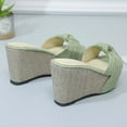 thumbnail image 7 of GERsome Women's Wedge Sandals Platform Espadrille Slip On Casual Summer Slides, 7 of 7