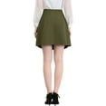 thumbnail image 3 of Allegra K Women's Buttons Front A-Line Short Cargo Casual Skirt, 3 of 6