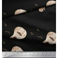 thumbnail image 2 of Soimoi Cotton Duck Fabric Notes & Guitar Musical Instrument Decor Fabric Printed Yard 42 Inch Wide, 2 of 3
