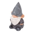 thumbnail image 3 of Statue de Gnome de Jardin, Décorations de Figurines de Gnome en Résine pour Pelouse Extérieure, Floquée pour Patio, Balcon, Cour, 3 of 8