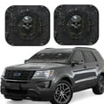 thumbnail image 1 of Fotbe Ornate Dark Skull Book 2-Piece Car Windshield Sun Shade | Sun Blocker for Car Windshield | Foldable Automotive Interior Accessories for Sun Protection-Medium, 1 of 6