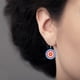 thumbnail image 3 of Pendientes Pintura Diamantes 12 Pares Doble Cara para Mujeres Y Niñas Artesanal, 3 of 8