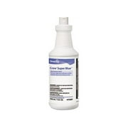 Johnson Diversey DRK4476081 Crew Super Blue Mild Acid Bowl cleanr, Citrus, 32oz Squeeze Bottle,12/carton