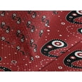 thumbnail image 4 of Ambesonne Abstract Quilted Bedspread Set 3 Pcs, Paisley Flowers Dots Art, Queen Size, White Ruby, 4 of 5