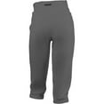 thumbnail image 3 of Marucci Women's Excel Fastpitch Softball Knicker Pants Grey L, 3 of 3