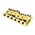 thumbnail image 1 of Guitar String Bridge, Zinc Alloy 6 String Guitar Bridge Electric Guitar Saddle Bridge Musical Instrument Accessory, 1 of 8