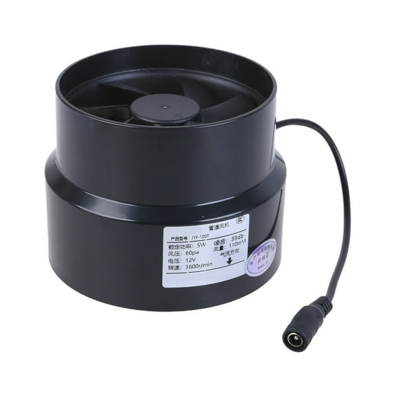 Quiet 12V Marine Inline Blower Fan High Airflow for Boats Energy Saving Fan