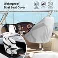 thumbnail image 6 of Pexmor White Weather-Resistant Flip Up Boat Seat, 6 of 9