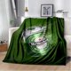 thumbnail image 1 of Manta de franela con estampado de cerveza verde, mantas cálidas para camas, manta de Picnic, forros de cama, regalo de cumpleaños, 1 of 4