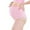 Pink, variant on Women Seamless Maternity Panties High Waisted Pregnancy Underwear Belly Support Briefs Over Bump - Fall