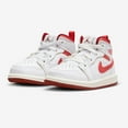 thumbnail image 2 of Toddler's Jordan 1 Mid SE White/Lobster-Dune Red-Sail (FJ3466 160) - 3, 2 of 4