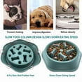 thumbnail image 5 of Slow Feeder Dog Bowl Anti-choking Puppy Food Bowl Anti-slip Pet Slow Eating Dog Dishes Puzzle Feeders for Dogs Small Medium, 5 of 8