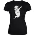 thumbnail image 1 of Halloween Dabbing Ghost Juniors Soft T Shirt, 1 of 1