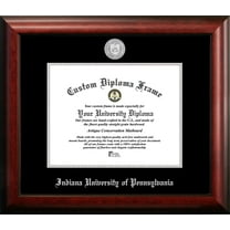 Indiana University of Pennsylvania 11w x 8.5h Silver Embossed Diploma Frame