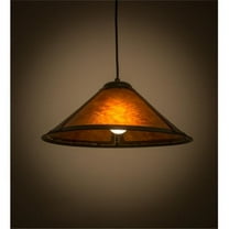 Meyda 114177 17 in. Van Erp Pendant, Black