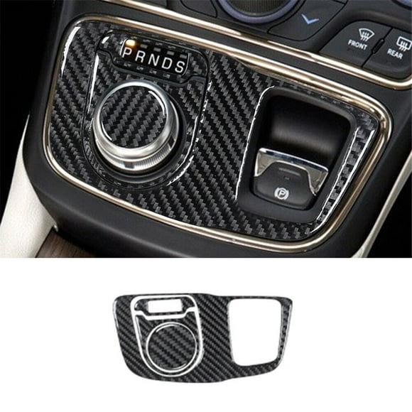 4X Carbon Fiber Center Gear Shift Panel Cover Trim for Chrysler 200 2015-2017