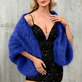 thumbnail image 5 of Aofany Faux Fur Shawl Women Winter Faux Scarf Wrap Collar Shruging for Lady Poncho Wedding Dinner Party for Women Shawl Wraps for Women, 5 of 7