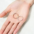 thumbnail image 6 of 2mm Ultra-fine Tail Ring Rose Gold/Silver Stainless Steel CZ Band Womens Sz 3-10, 6 of 9
