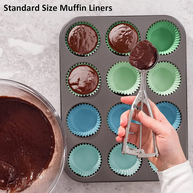 Cupcake Liners 1200 Pieces Standard Paper Baking Cups Inch