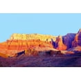 thumbnail image 2 of Taylor, Douglas 18x13 Gold Ornate Wood Framed with Double Matting Museum Art Print Titled - Cliffs and Canyon, 2 of 4