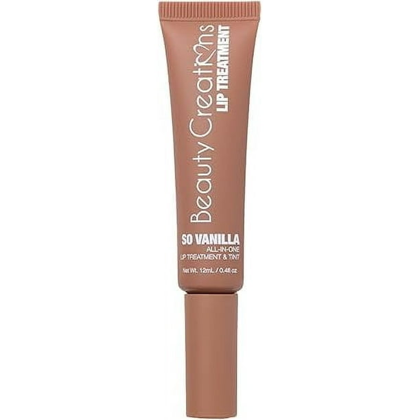 Beauty Creations | Lip Treatment & Tint – Brillo Hidratante con Péptidos y Aceites Naturales (So Vanilla, 12ml)